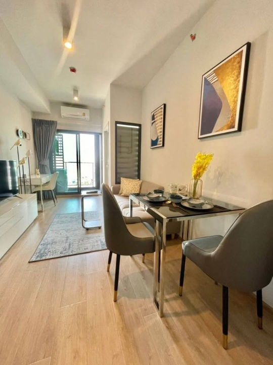 picture WS1522 🏙️ For rent Ideo Rama 9 - Asoke, beautiful room, unblocked view, near MRT Rama 9, only 22,000 baht/month - 2/7