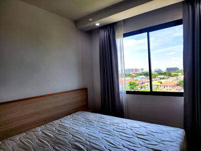 เช่าคอนโด เทสโก้โลตัส ศาลายา : ปล่อยเช่า V Condo ศาลายา ห้องสวย พร้อมอยู่ ใกล้มหาวิทยาลัยมหิดล ตึก 12A ชั้น 8