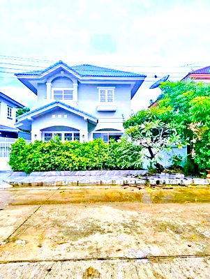 Houses for rent Ramkhamhaeng 29 Pier : For rent FloraVille 2-storey mansion Suwinthawong38 Lam Phakchi Temple TaladYingCharoen 1.9km.
