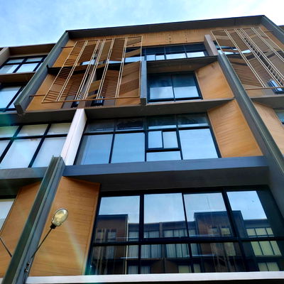 Home office for rent วิทยาลัยดุสิตธานี : ✨For rent 5-storey home office✅Modern Luxury Loft style with private elevator✨The Pride Sukhumvit 77  #OL2303_158