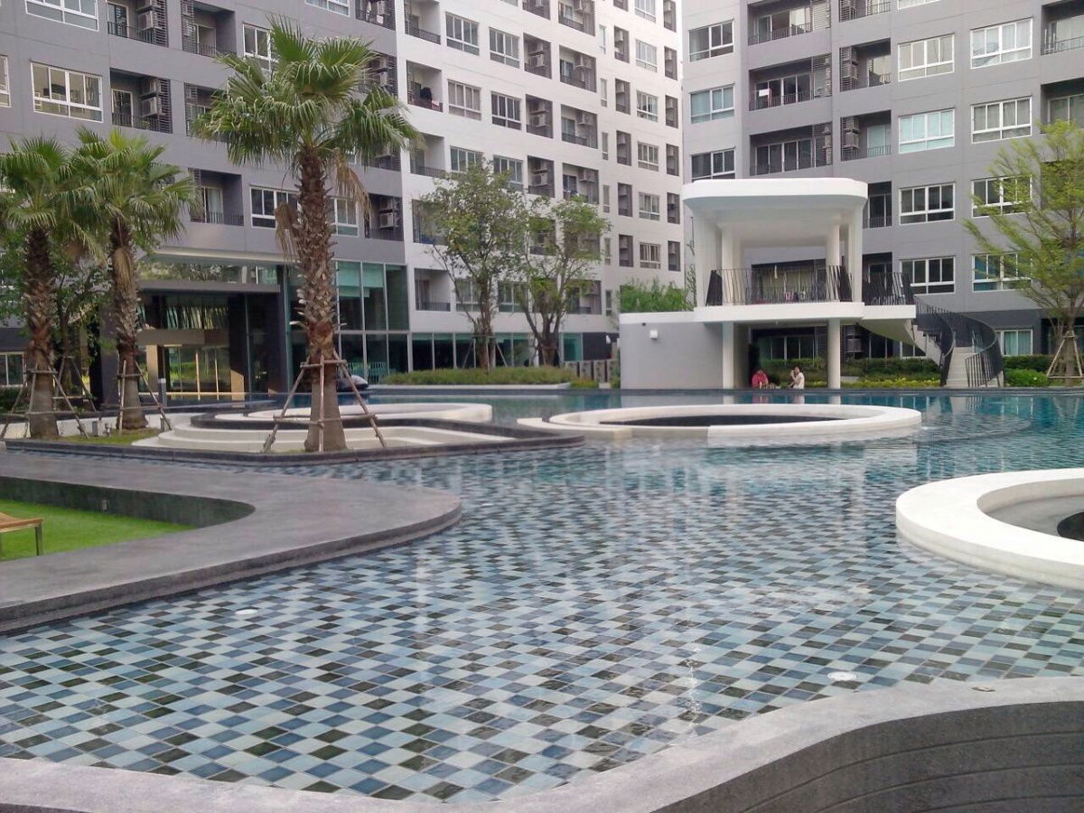 picture Condo for rent in Sukhumvit area, near BTS Punnawithi 600 meters, only 8,500 baht/month, common area 4 rai, resort atmosphere - 8/12
