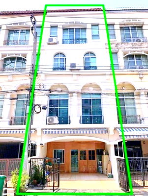 Townhouses for rent Chatuchak : Soi LatPhrao 15-27 Ratchada 699m. MRT LatPhrao 500m. For rent 4-storey townhouse BaanKlangMuang 24sq