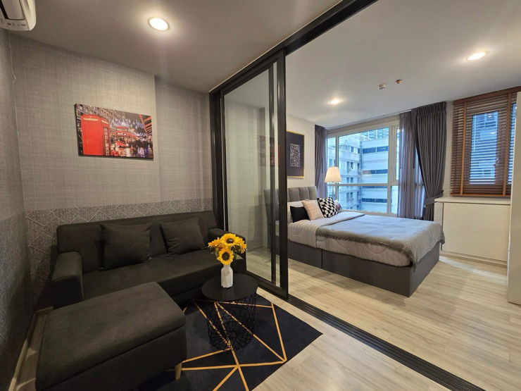 picture XT Huaikhwang (1Bed 1Bath) Full furnished 30 Sqm. Rent 17,000/month▫️Line: @sanhaproperty📲095-6922871 - 5/12