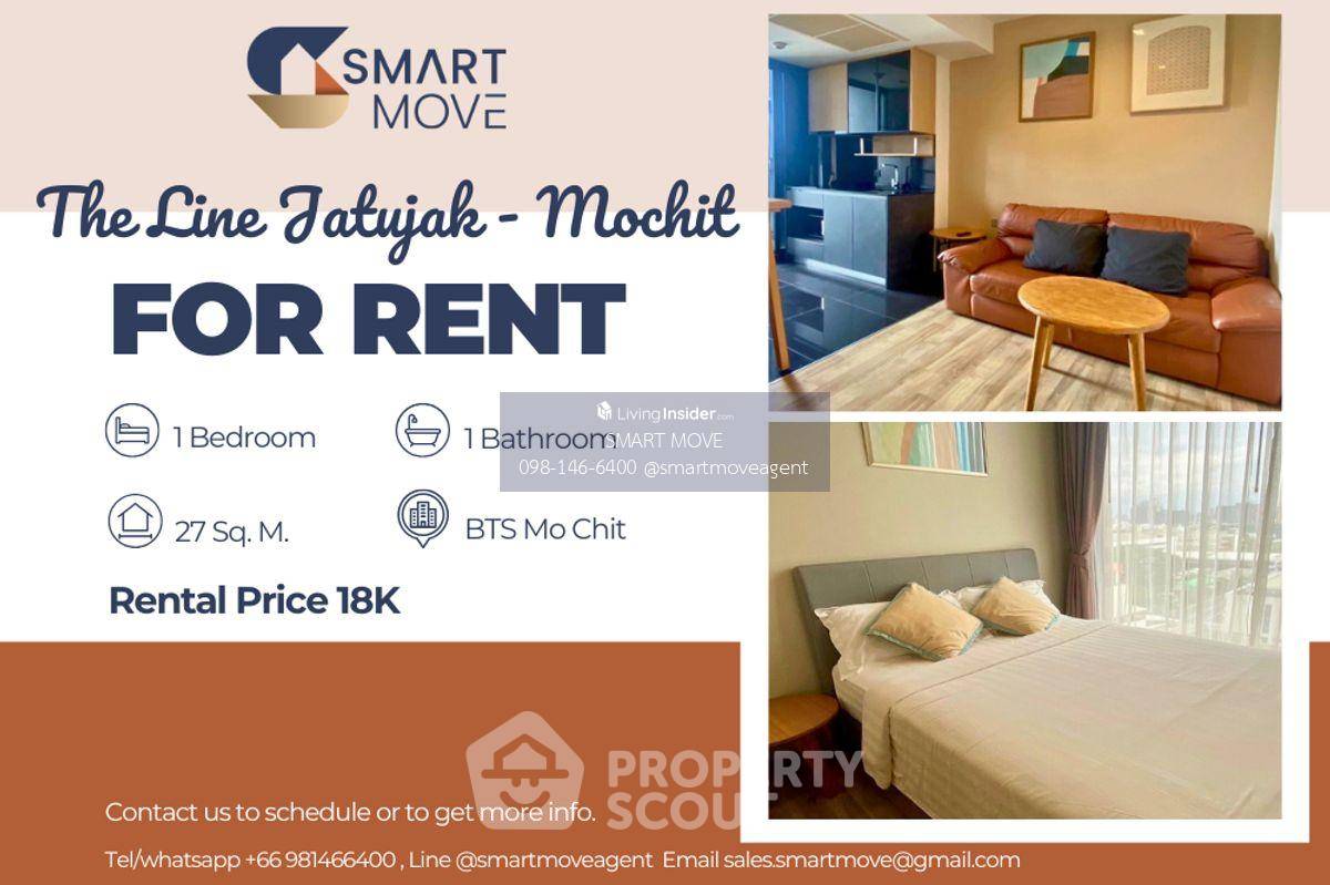 picture 1-BR Condo at The Line Jatujak - Mochit near BTS Mo Chit (ID 1636522) - 4/8
