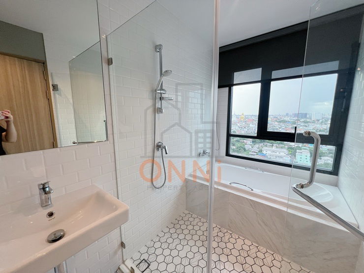 รูป 👑  Altitude Unicorn Sathorn-Tha Phra 👑   1 Bedroom ขนาด 35 ตรม. ชั้น17ห้องมุม ห้องสวยมากตกแต่งครบพร้อมเข้าอยู่ - รูปที่ 9/10