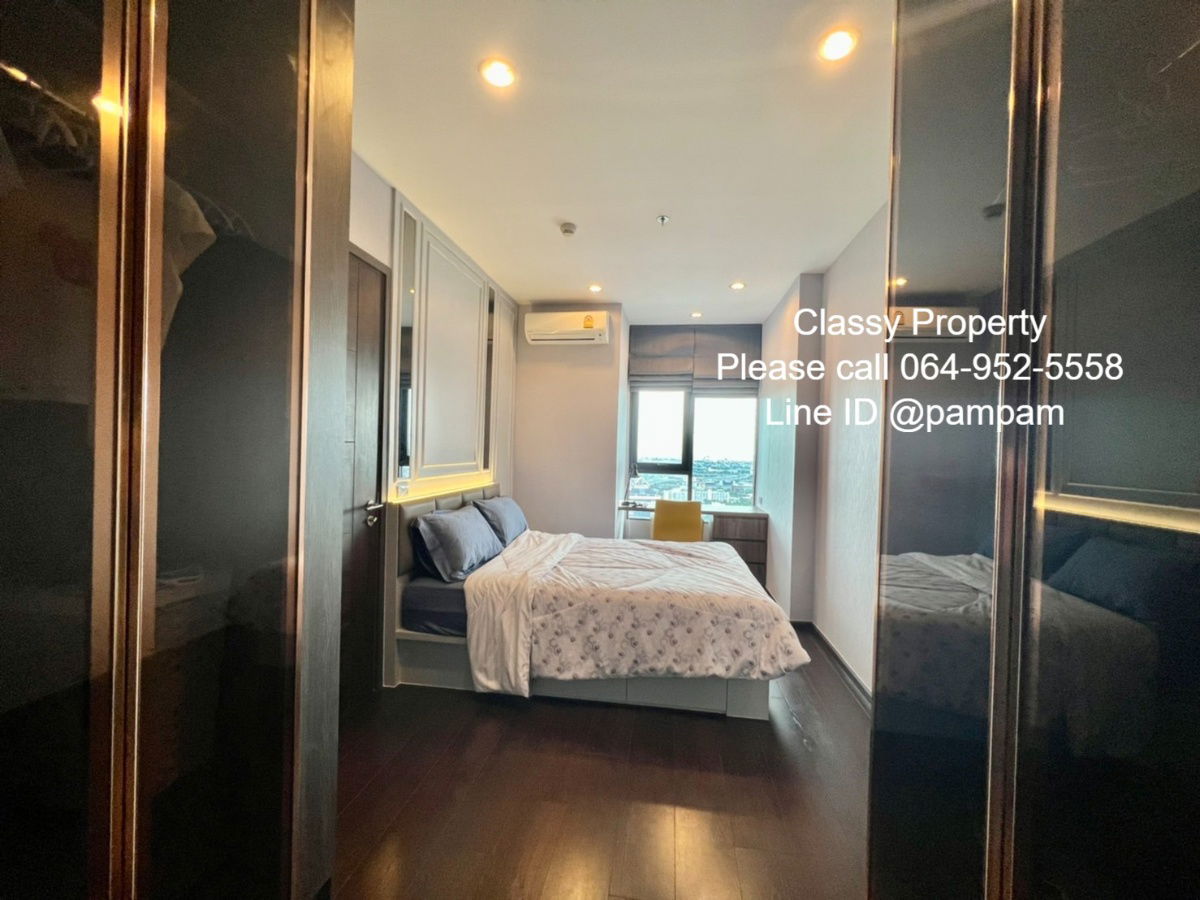 รูป *** ให้เช่าคอนโด : ซี เอกมัย 2 ห้องนอน ห้องสวย ชั้นสูง เฟอร์ครบ  ราคาพิเศษ 36,000 บาท จอดรถได้ 2 คัน (C Ekkamai) *** - รูปที่ 15/19