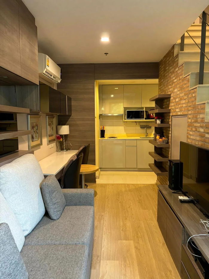 รูป ให้เช่าคอนโดห้อง Duplex IDEO Mobi Sukhumvit 81 ใกล้ BTS อ่อนนุช | ติดต่อคุณทีเค Line ID @637ilhsj - รูปที่ 4/22
