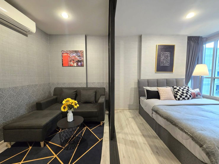 picture XT Huaikhwang (1Bed 1Bath) Full furnished 30 Sqm. Rent 17,000/month▫️Line: @sanhaproperty📲095-6922871 - 3/12