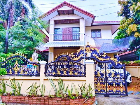 บางบ่อ-คลองด่าน ABACบางนา5.5 กม. ให้เช่าบ้านเดี่ยว 2ชั้น 52ตร.วา. 202ตร.ม. 3แอร์ 3นอน 2น้ำ รพ. บางบ่อ 1กม. บางนาตราด ตลาด ใจโต 6.5 กม.