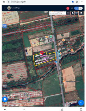 Land for sale in a luxury housing estate on a 4-lane Thet Phrakiat road, near 