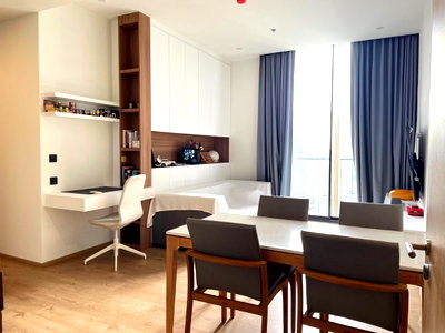 คอนโดให้เช่า : For rent✨ Noble BE19 ⭐2 Bedroom🌈 Higth floor city view #AS-768