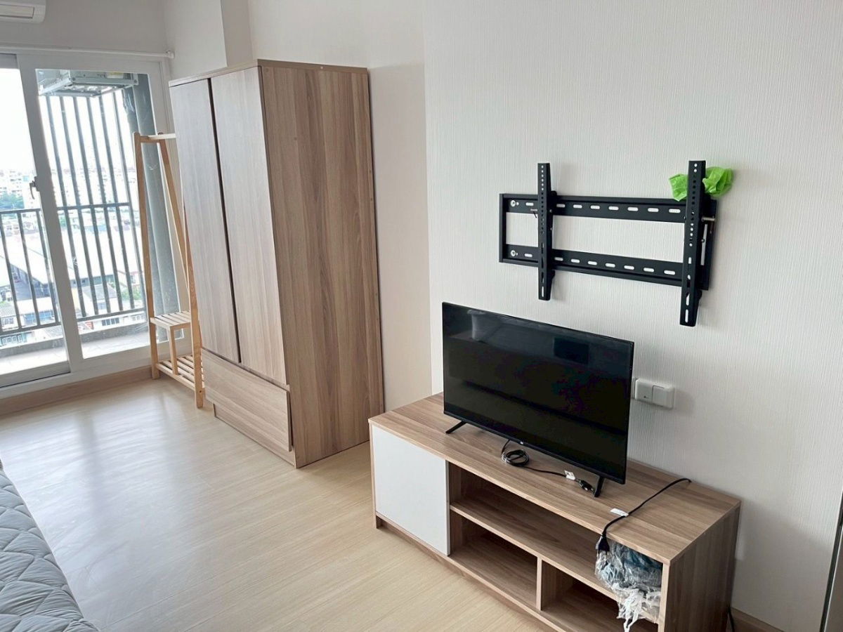 picture SVR337 Condo for rent Supalai Veranda Ramkhamhaeng, 9th floor, Building B, city view, 28 sq m, 1 bedroom, 1 bathroom, 11,000 baht 064-959-8900 - 2/7