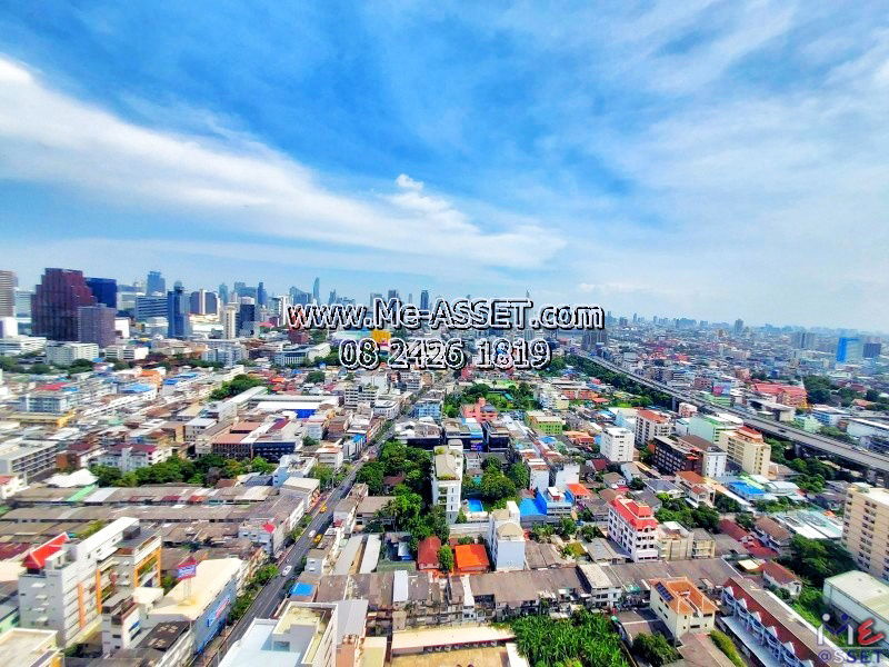 รูป ให้เช่าคอนโดพร้อมอยู่ | ชั้น 34 วิวพาโนรามา | ใกล้จุฬา มหิดล พญาไท MBK | 61.89 ตร.ม. - รูปที่ 9/21