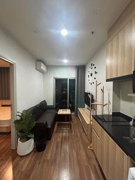 🚩 For Rent Condo NOBLE REVOLVE RATCHADA 2 Building 1, Floor 33,1 bed room, Room size 25 sqm