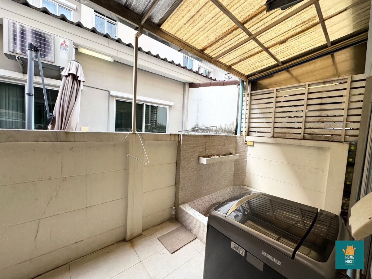 picture Townhouse for rent VISTA PARK Rama 2 with furniture and air conditioner, 3 bedrooms, 3 bathrooms, 20 sq m, 25,000 baht - 19/19