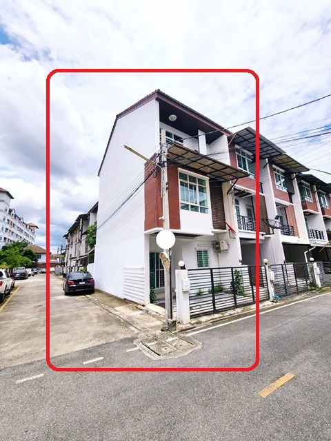 picture for rent corner townhouse 3.5-storey Central Chaeng Watthana 699m. 4bed MRT Chaeng Watthana PakKret - 1/8