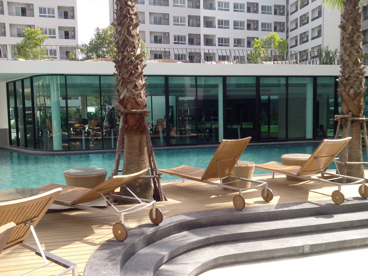 picture Condo for rent in Sukhumvit area, near BTS Punnawithi 600 meters, only 8,500 baht/month, common area 4 rai, resort atmosphere - 10/12
