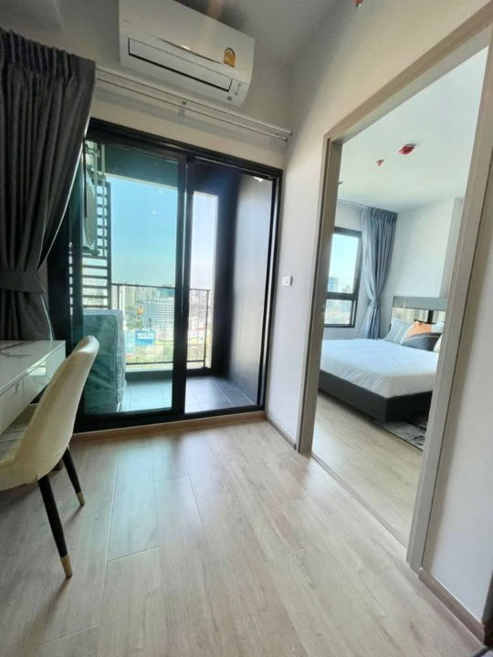 picture WS1522 🏙️ For rent Ideo Rama 9 - Asoke, beautiful room, unblocked view, near MRT Rama 9, only 22,000 baht/month - 3/7