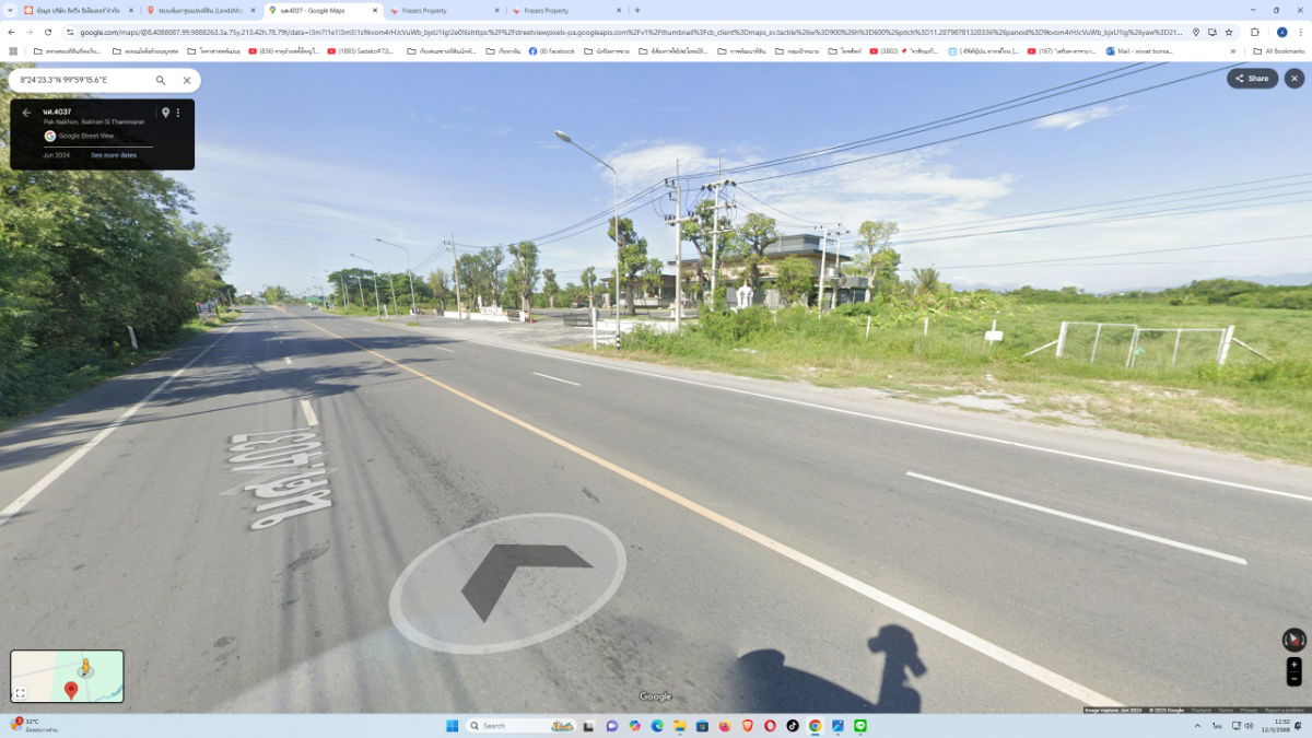 picture Land for sale in a luxury housing estate on a 4-lane Thet Phrakiat road, near  - 3/4