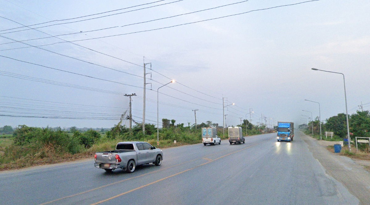 picture ✅Land for sale 37 rai Green area, width 155 m. Road 346 Pathum Thani-Bang Len Tambon Thung Luk Nok, Amphoe Kamphaeng Saen, Nakhon Pathom  - 5/6