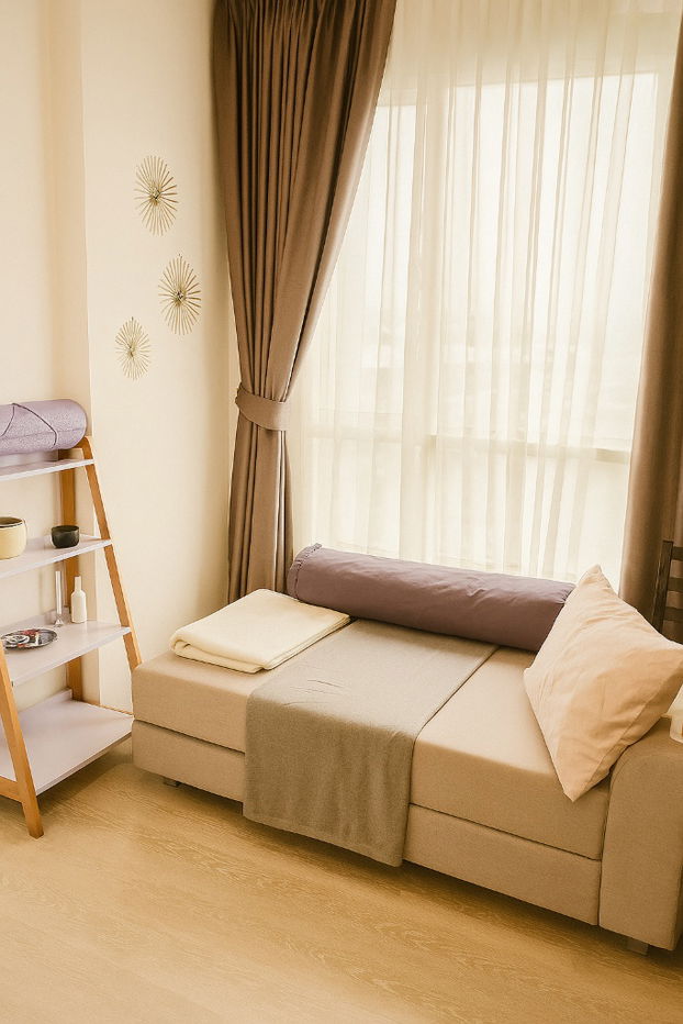รูป เช่า 1 ห้องนอน ห้องมุมในสุด ชั้น8 ทิศเหนือ พร้อมที่จอดรถ Niche Mono  37.5 ตรม.สุขุมวิท-ปู่เจ้า (Niche Mono Sukhumvit-Puchao) - รูปที่ 7/28