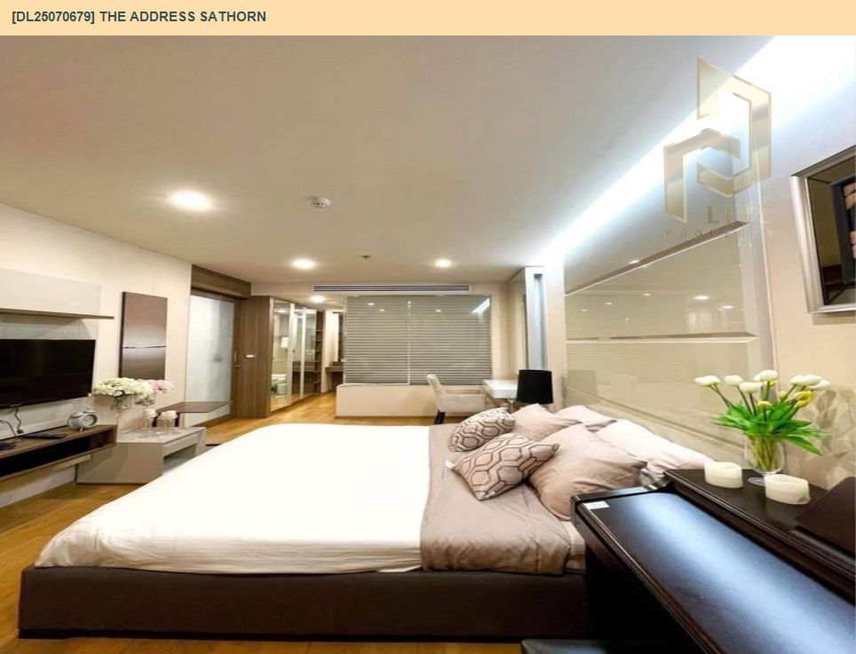 รูป DL25070679 ให้เช่าคอนโด ดิ แอดเดรส สาทร (The Address Sathorn) ใกล้ BTS เซ็นต์หลุยส์ พร้อมเข้าอยู่ โทรด่วน 0638692663 LineID @534wlwof - รูปที่ 3/10