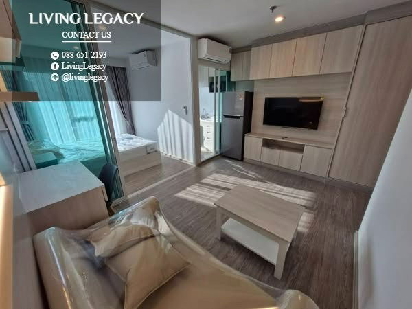 รูป STV1PZ ให้เช่าคอนโด Regent Home Bangna 28 ตร.ม. ชั้น 9 ตึก B line id : @livinglegacy - รูปที่ 4/5