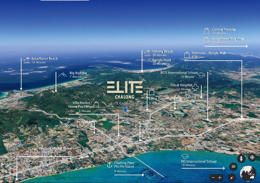 รูป ขายพูลวิลล่าสุดหรู โครงการใหม่ Elite Chalong Villas ย่านฉลอง ภูเก็ต - รูปที่ 14/15
