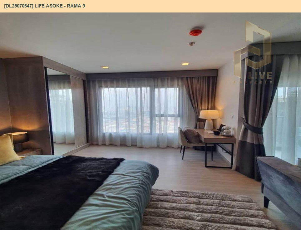 picture DL25070647 Condo for rent, Life Asoke - Rama 9 near MRT พระราม 9, ready to move in, call urgently 0656133286 LineID @534wlwof - 4/8
