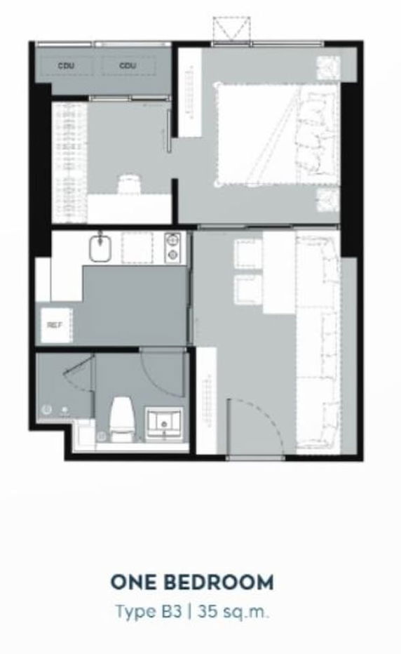 picture Condo for Sale Life Ladprao, 1 bedroom plus - 14/14