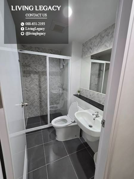 รูป SYC5O4 ให้เช่าคอนโด Regent Home Bangna 28 ตร.ม. ชั้น 8 ตึก D line id : @livinglegacy - รูปที่ 6/6