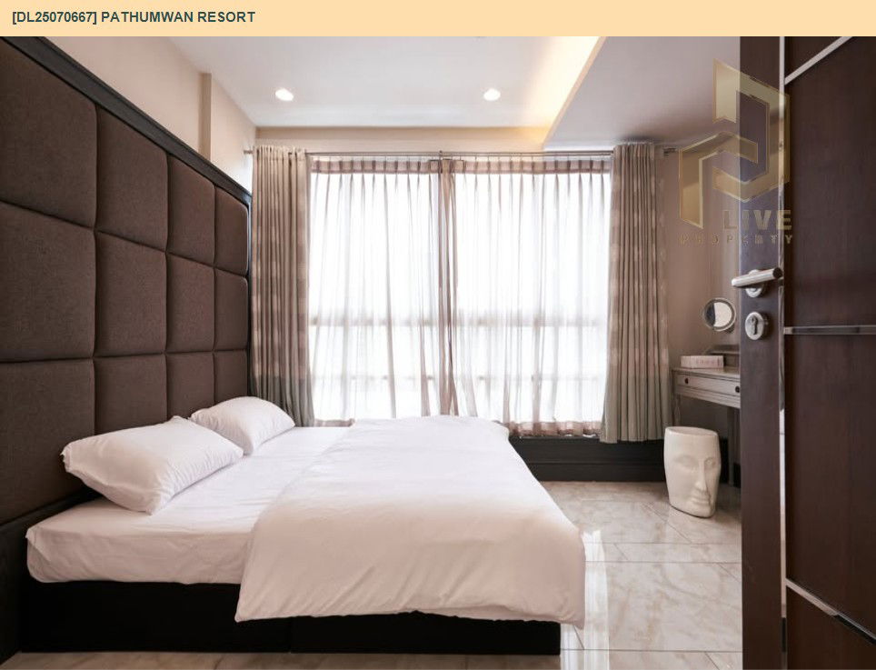 รูป MDL25070667 ให้เช่าคอนโด ปทุมวัน รีสอร์ท (Pathumwan Resort) ใกล้ BTS พญาไท พร้อมเข้าอยู่ โทรด่วน 0638692663 LineID @534wlwof - รูปที่ 2/9