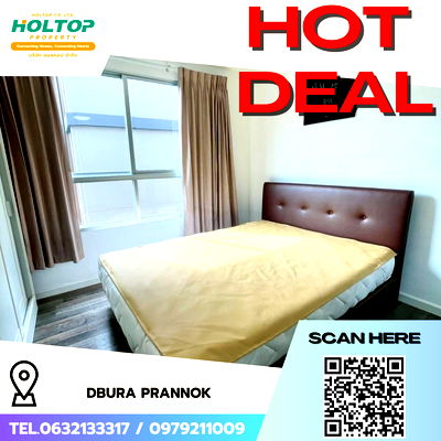 Condos for rent Central Pinklao : #R5248 Condo for rent DBura Prannok 
