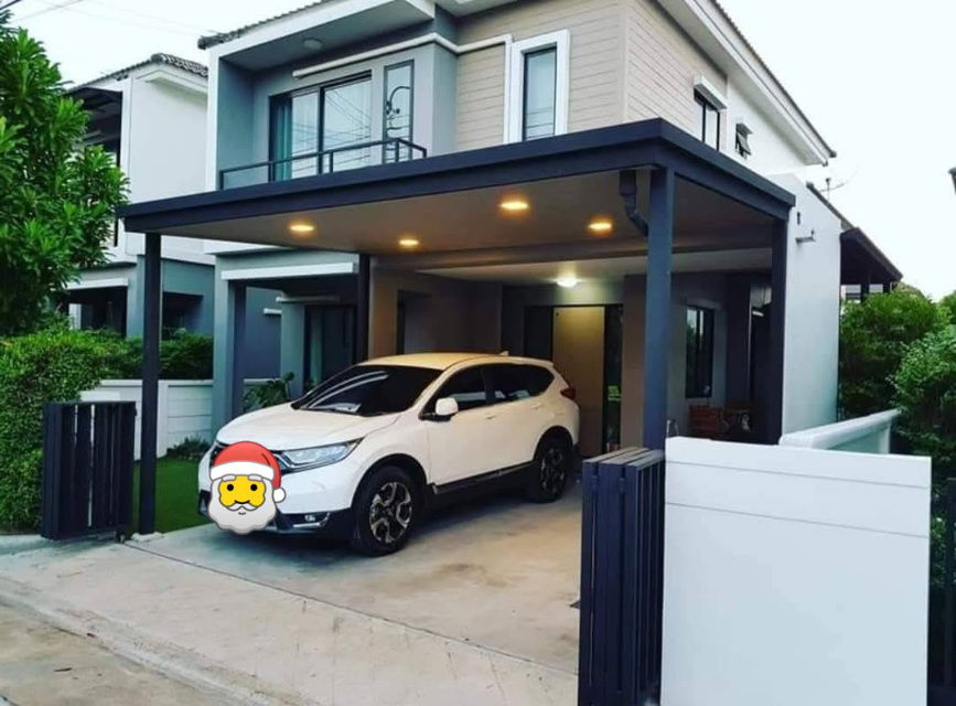 รูป ✅️🏡 ให้เช่าบ้านเดี่ยว 2 ชั้น พร้อมอยู่ เฟอร์นิเจอร์ครบ! 📍 หมู่บ้านอารียา โคโม่ (วงแหวน-รามอินทรา) หมู่บ้านสงบ เฟสบ้านเดี่ยว ไม่พลุกพล่าน - รูปที่ 1/19
