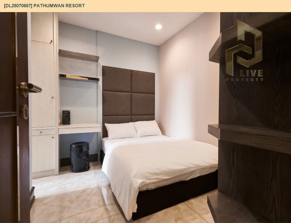 รูป MDL25070667 ให้เช่าคอนโด ปทุมวัน รีสอร์ท (Pathumwan Resort) ใกล้ BTS พญาไท พร้อมเข้าอยู่ โทรด่วน 0638692663 LineID @534wlwof - รูปที่ 4/9