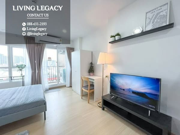 picture SZOAYG Condo For Rent Supalai Veranda Ramkhamhaeng 28 Sq.M. Floor 7 Building C line id : @livinglegacy - 5/6