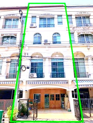 Townhouses for rent Chatuchak : Soi LatPhrao 15-27 Ratchada 699m. MRT LatPhrao 500m. For rent 4-storey townhouse BaanKlangMuang 24sq