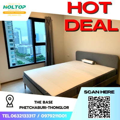 คอนโดให้เช่า : #S4144 ให้เช่า The Base phetchaburi-Thonglor