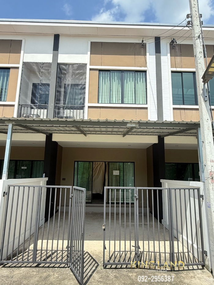 รูป 🏡 ให้เช่าทาวน์โฮมใหม่! 2 ห้องนอน 2 ห้องน้ำ 📍 หมู่บ้านแคปปิตอล ชุมชนหลักทรัพย์ | รังสิต–ธัญบุรี คลอง 8 - รูปที่ 1/11