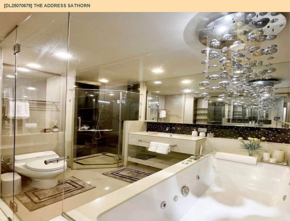 รูป MDL25070679 ให้เช่าคอนโด ดิ แอดเดรส สาทร (The Address Sathorn) ใกล้ BTS เซ็นต์หลุยส์ พร้อมเข้าอยู่ โทรด่วน 0638692663 LineID @655ebbvc - รูปที่ 9/10