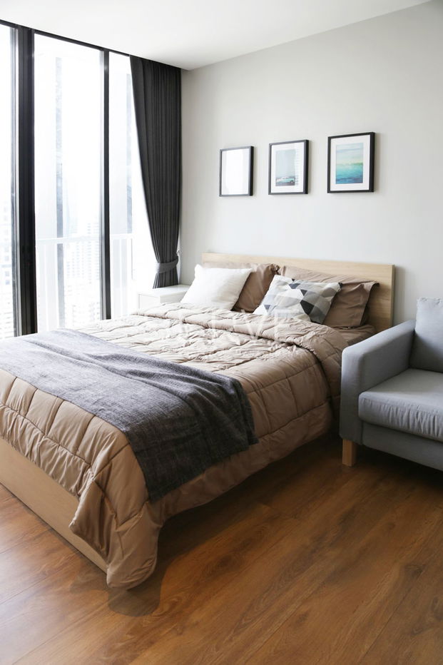 รูป Nice Room Studio High Fl 25+ with City view (North side) Close to BTS Phrom Phong / Condo for Rent-Park 24 - รูปที่ 3/12