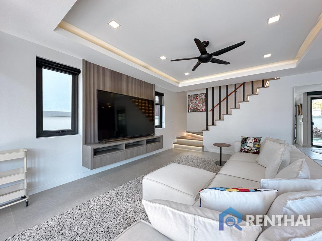 รูป บ้านเดี่ยว 3 ห้องนอนที่ Zensiri Midtown Villa, พัทยา, 18.5 ล้านบาท, สิ่งอำนวยความสะดวกหรูหรา, พร้อมเฟอร์นิเจอร์ครบครัน, พร้อมอยู่เข้าทันที - รูปที่ 13/25