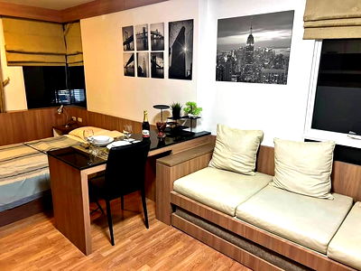 คอนโดให้เช่า : ให้เช่า ไอวี่ รัชดา มีเฟอร์นิเจอร์+เครื่องใช้ไฟฟ้าครบ