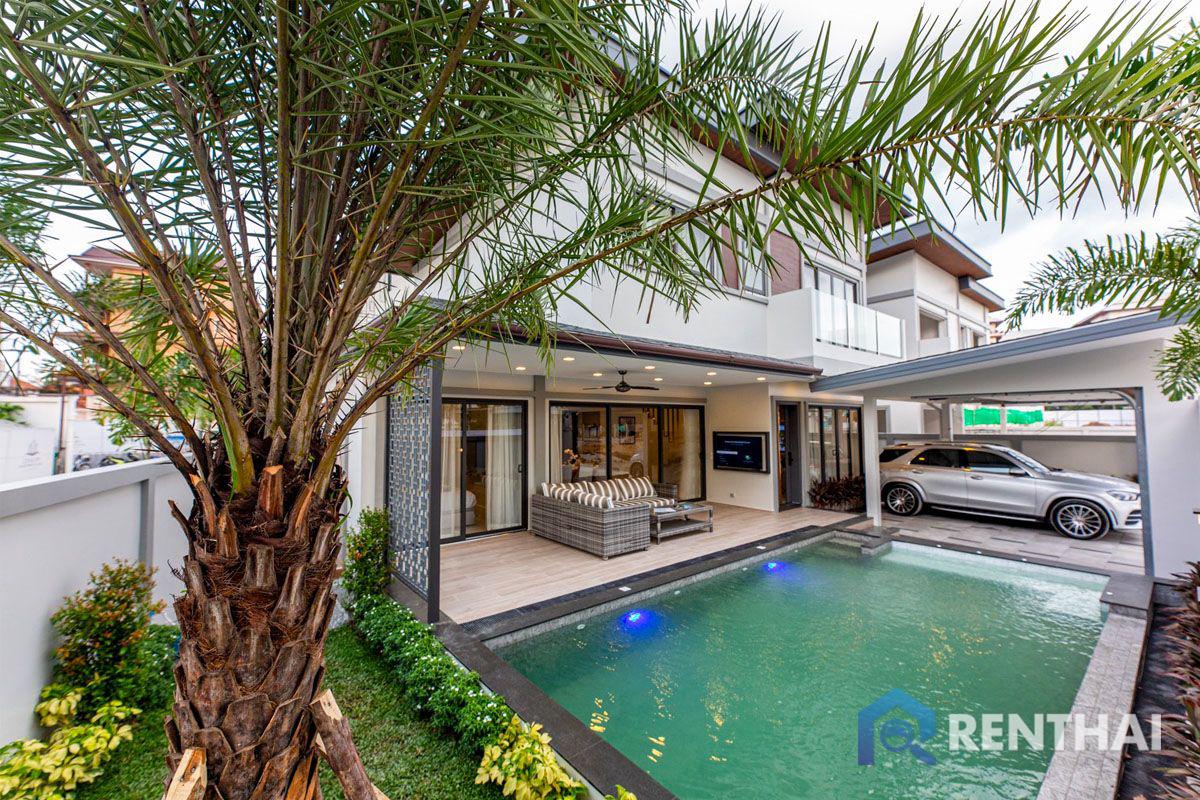 รูป บ้านเดี่ยว 3 ห้องนอนที่ Zensiri Midtown Villa, พัทยา, 18.5 ล้านบาท, สิ่งอำนวยความสะดวกหรูหรา, พร้อมเฟอร์นิเจอร์ครบครัน, พร้อมอยู่เข้าทันที - รูปที่ 23/25