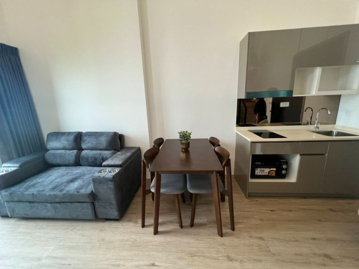 picture Condo for rent The Rich Rama 9, area 45 sq.m. Duplex 2bed, Building 1, 19th floor, price 22,000 baht 0958195559 @infinitycondo - 1/6