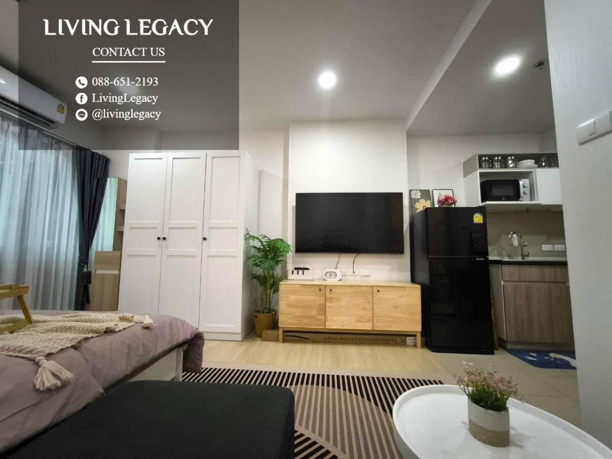 รูป LWZO59V6 ให้เช่าคอนโด Supalai Veranda Ramkhamhaeng 28.04 ตร.ม. ชั้น 7 ตึก C line id : @livinglegacy - รูปที่ 3/9