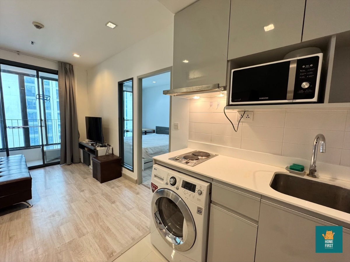 picture For Rent Ideo Mobi Rama 9, fully furnished, 1 bedroom, 32 sq m, beautiful room, 17,500 baht - 1/11