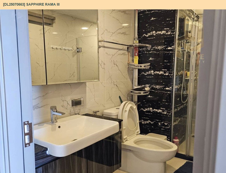 picture DL25070663 Condo for rent, Sapphire Rama III near -, ready to move in, call urgently 0656133286 LineID @534wlwof - 14/15