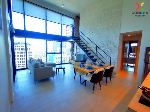 🔥🔥🔥 For Rent Condo , The Lofts Silom , Duplex , BTS-Surasak , Silom , Bang Rak , Bangkok , CX-124077 ✅ Live chat with us ADD LINE @connexproperty ✅ 🔥🔥🔥