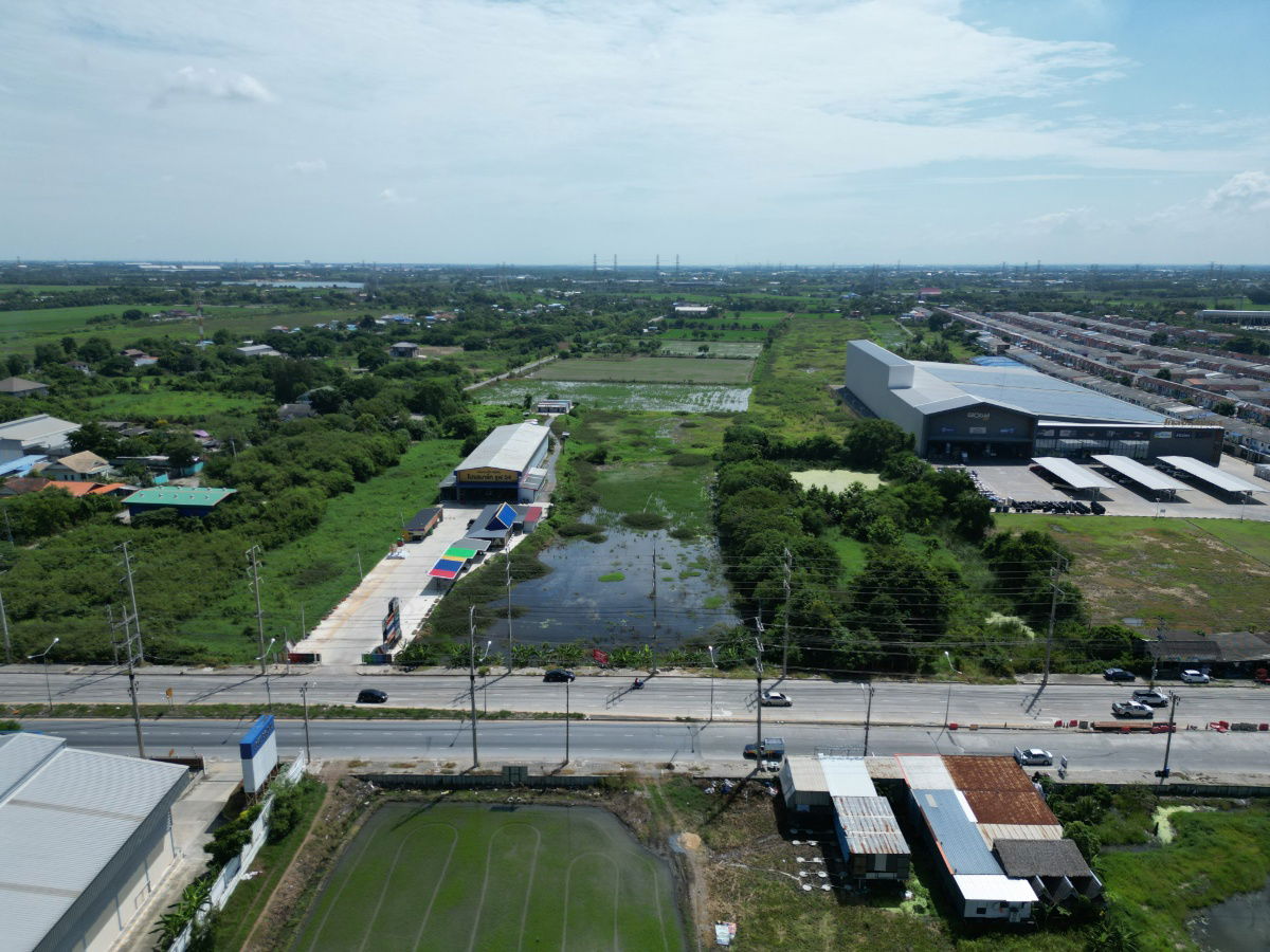 รูป ขายที่ดิน เนื้อที่ 46-2-91.0 ไร่ ติดถนนบางกรวย-ไทรน้อย จังหวัดนนทบุรี - รูปที่ 1/6